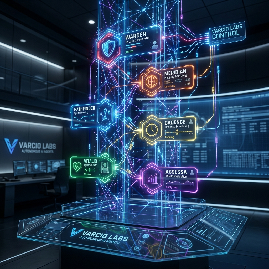 Varcio Labs Teardown: Autonomous AI Swarms & Agentic Governance with Warden, Meridian & Pathfinder